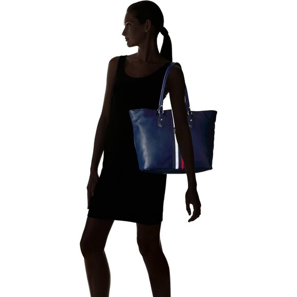 Tommy Hilfiger Women's Travel Tote Bag Jaden Shoulder Handbag - Picture 6 of 6